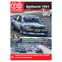 Bathurst 1981 James Hardie 1000 Full Race Double DVD