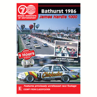 Bathurst 1986 James Hardie 1000 Full Race Double DVD